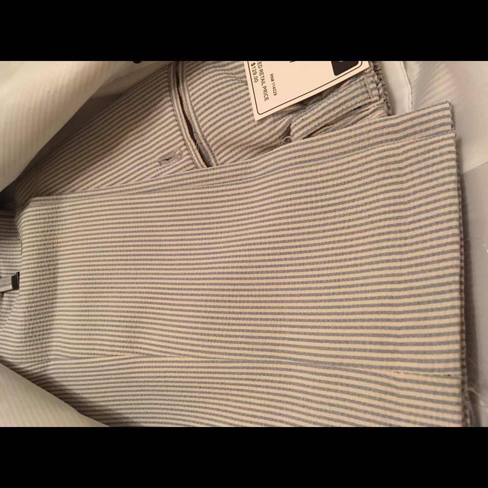 NWT BOY’S 3-PC. SUIT BLUE MOCK SEERSUCKER - Picture 5 of 7